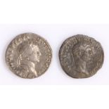 Roman Denarius, Vespasian, together with another Denarius, (2)