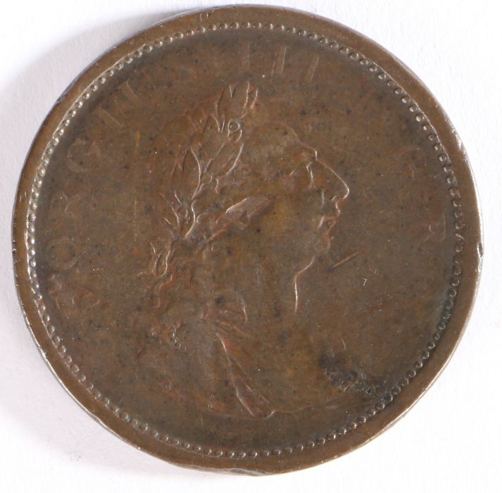 George III Hibernia penny, 1805 - Bild 2 aus 2