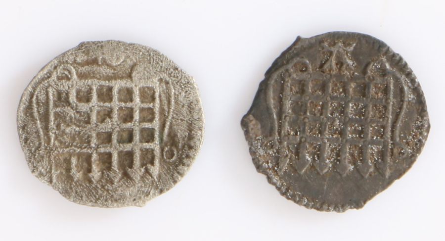 Elizabeth (1558-1603) Two Half Pennies, (one of which is S.2581) Steve Cornelius Collection