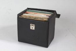 case containing a collection of Motown/Soul 7" singles.