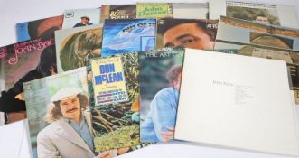 15 x Folk / Rock LPs Artists to include Johnny Cash, John Denver, Don McClean, Randy Newman, Colin