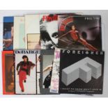 10 x 80's Pop 12" singles Artists to include DeBarge, Eurythmics, Foreigner, Go West, Dee C. Lee,