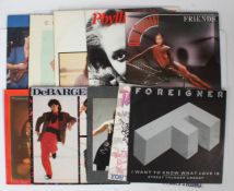 10 x 80's Pop 12" singles Artists to include DeBarge, Eurythmics, Foreigner, Go West, Dee C. Lee,