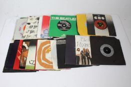 Collection of 70's and 80's Rock 7" singles.