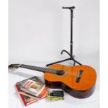 Special Edition Classic Classical Guitar with soft case and Voggenreiter Volt Guitar stand, together