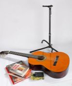 Special Edition Classic Classical Guitar with soft case and Voggenreiter Volt Guitar stand, together