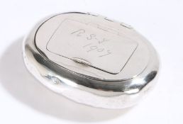 Edward VII silver Sirus patent combination snuffbox and vesta case, Birmingham 1905, maker