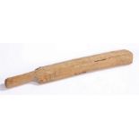 19th Century Swedish wash bat/paddle, dated 1823, 47cm long