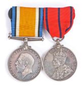 First World War and Metropolitan Police pair of medals, 1914-1918 British War Medal (F. 11772. J.