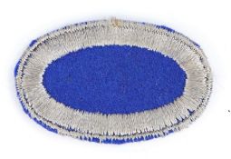 Second World War U.S. Jump wing backing oval to the 517th Parachute Infantry Regiment, embroidered