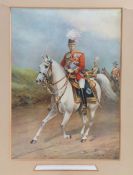 Print of Lord Roberts of Kandahar, Commander in Chief in South Africa, 22 cm x 31 cm