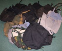 Quantity of bags including bundle of 1937 Equipment style backpacks, (qty)