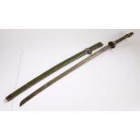 Japanese Katana, Chinese Prison Sword replica, known as prison swords because they were made by