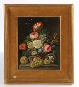 Frederick van Bloemart (b.1919) Still life of flowers, signed (lower-right), oil on board, 24cm x