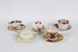 Victorian & Later Cups and Saucers to include Spode, Belleek ect (5)