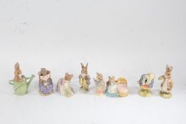Eight Beswick Beatrix Potter figurines (8)