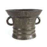 A good  Charles I bronze-alloy mortar, circa 1630-50, probably Yorkshire, possibly the Oldfield