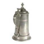 An early GEORGE III PEWTER CHURCH SPIRE FLAGON, CIRCA 1760 By Richard Pitts, London [fl. 1747 -