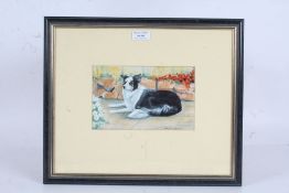 Leonard H. Pinder (Contemporary) Collie, signed (lower-right), watercolour, 29cm x 22cm, with two