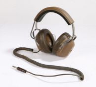 Koss K-6 headset, in brown plastic and steel
