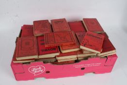 Collection of Ward red guide books of Great Britain, with folding maps, (approx. 91 in total)