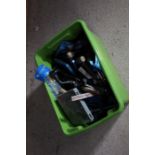 Box of various mixed tools, clamps, screwdrivers etc., (1 box)