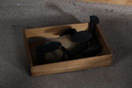 Three cobblers cast iron shoe lasts (3)
