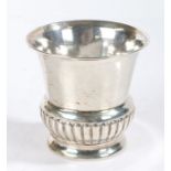 Edward VII silver beaker, London 1906, maker Edward Barnard & Sons Ltd. the tapering bowl with