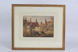 English School, "Rear Of House" 167 High Street, Hastings, unsigned watercolour, together with a
