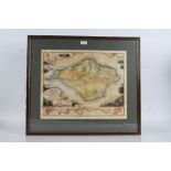 A. Brannon "The Map Of The Isle Of White For The Tourist & Pleasure-Visitor 1862" Coloured map