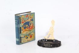 Chad Valley novelty tin plate money box "Happy Days", together with a Selcol "Vogue" plastic ashtray
