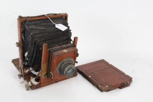 Thornton Pickard mahogany cased "Victo" field camera (AF)
