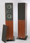 Pair of Q Acoustics 2050i floorstanding speakers, with user manual, 98 cm high, serial number