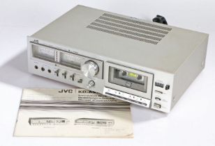 JVC KD-A5 Cassette deck serial number 08560148 with instruction book