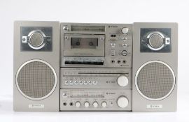 Hitachi M2 HIFi set up, including HA-M2 Amplfier, FT-M2 Stereo Tuner, D-M2 cassette player and a