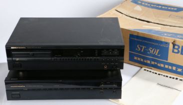 Marantz CD player CD-52 together with a boxed Marantz Tuner ST-50L with user guide