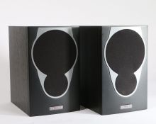 Pair of Mission MX-1 Speakers in black, S/N MX10000180B and MX10000189B