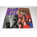 4 x Rock LPs. America - America (K46093). Ramones - End Of The Century (SRK 6077). Lou Reed - Lou