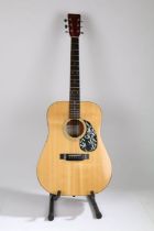 Sigma DM-2 Dreadnought acoustic Guitar with hard case. Serial Number: 8106346.