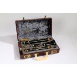 Boosey & Hawkes Regent Clarinet in fitted case together with Clarinet instruction books and sheet