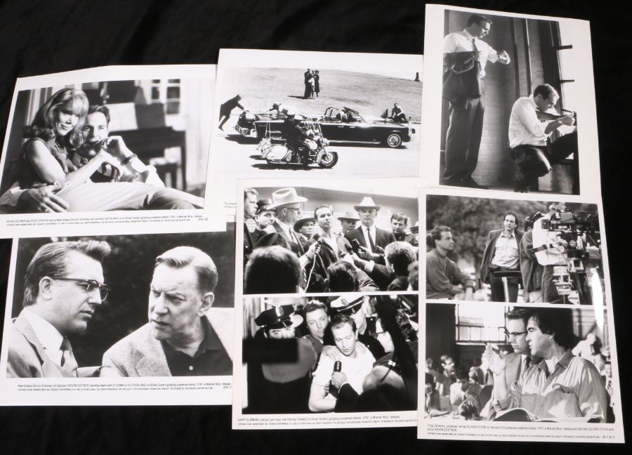 Press release photograph for the film JFK, six photographs  Provenance: From a media company Archive