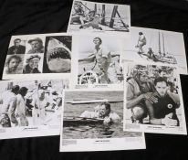 Press release photograph for the film Jaws and Jaws the Revenge, eight photographs  Provenance: From