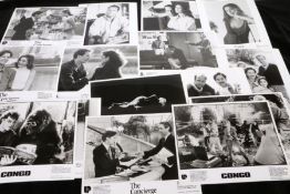 Press release photographs for the films "The Concierge", "Congo", "Consenting Adults", "Color of