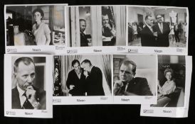 Press release photographs for the film "Nixon" (7)   Provenance: From a media company Archive