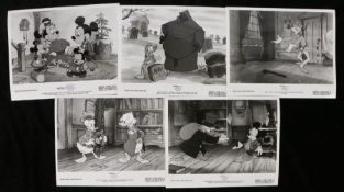 Press release photograph for the film Walt Disney's Mickeys Christmas Carol, to include five