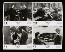 Press release photograph for the film Trial By Jury, to include four photographs  Provenance: From a