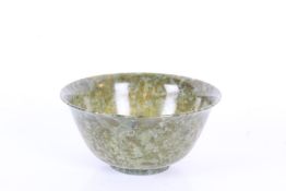 Chinese Jade spinach bowl, 10cm diameter