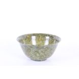 Chinese Jade spinach bowl, 10cm diameter