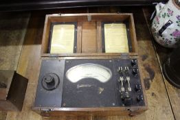 1950s Direct Current Volt-Ammeter by Elliot Brothers Ltd, of Lewisham London, serial number 14301,