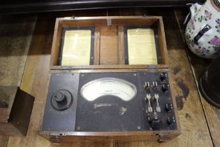 1950s Direct Current Volt-Ammeter by Elliot Brothers Ltd, of Lewisham London, serial number 14301,